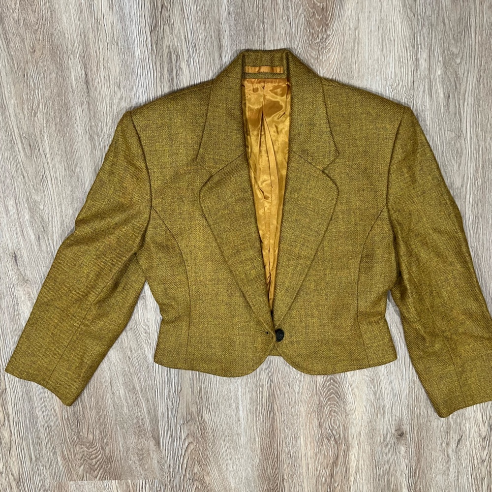 Vintage Michel Rene Cropped Blazer